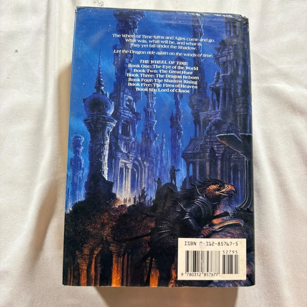 Tor A Crown of Swords Robert Jordan Wheel of Time Book 7 First Edition Hardcover